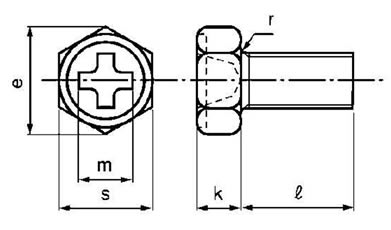 アプセット小ねじの規格