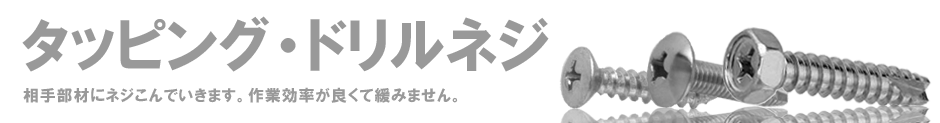 タッピング・ドリルネジ