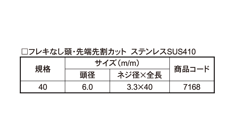 サイディング用ビスプラケース入 40.0 3.3