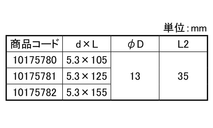 DH 垂木ファスナー
