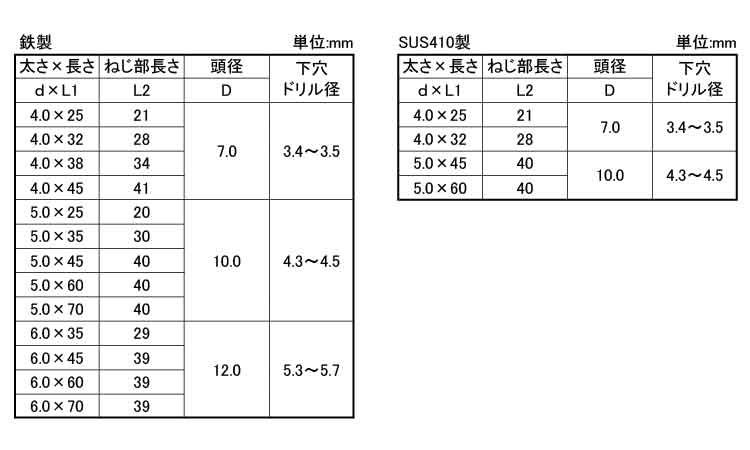 ビスピタ(皿ドリル付(若井 25.0 4.0