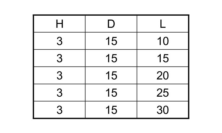 化粧ボルト 86号 D15 10.0 6.0