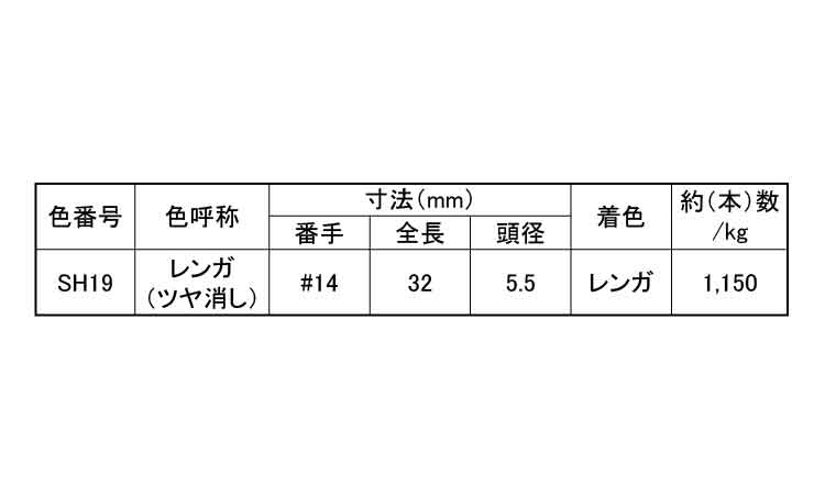 ステンレス・コート釘(レンガ 32.0 1.4