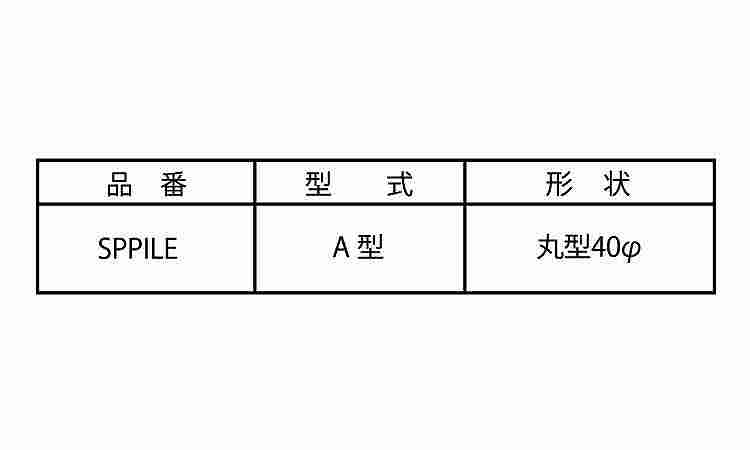 SPパイル(A型(SPー112