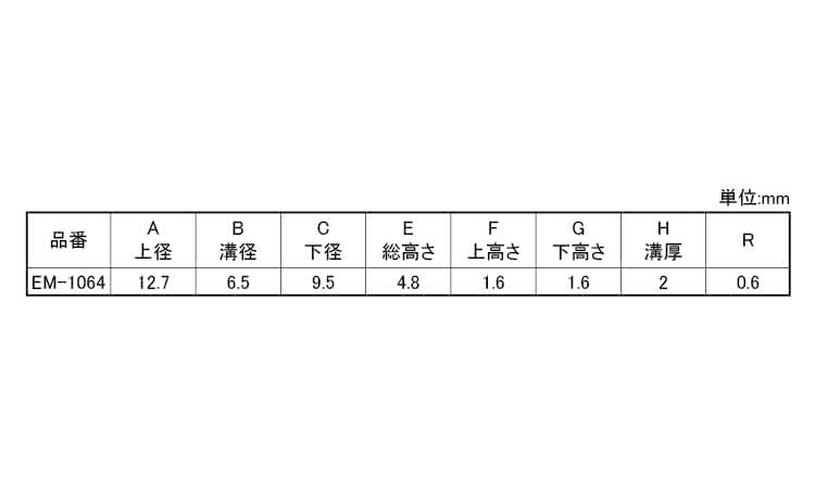 差し込み型バンパーUEM1064