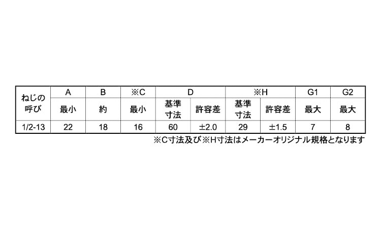 蝶ナット(1種(UNC 3/8