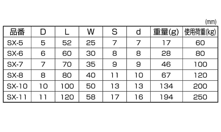 スプリングフックX(ひめじや 5.0