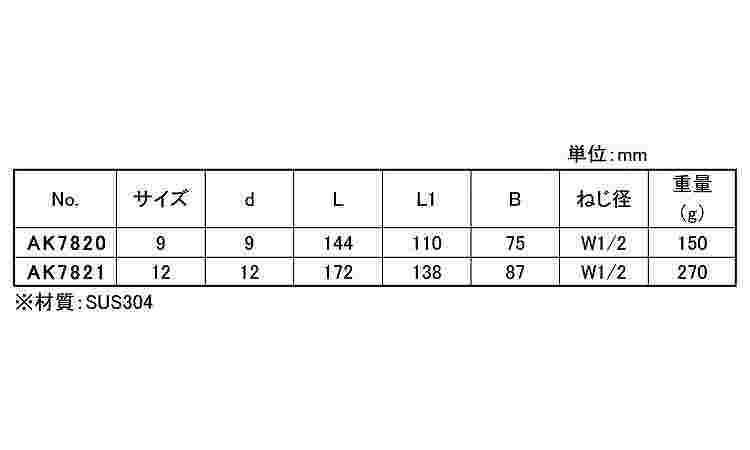 ボートハッカー捻込み式(接続用P