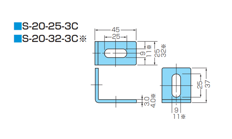 ダクト取付カナグS20-323C
