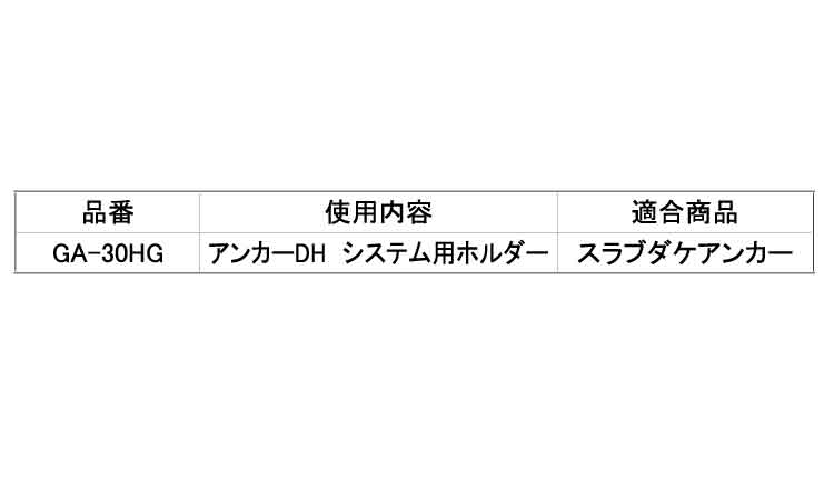 打込棒(GAーHG 30.0