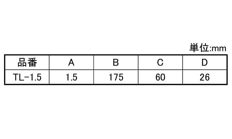 TクイックターンレンチTL1.5
