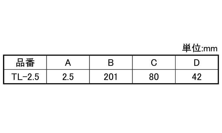 TクイックターンレンチTL2.5