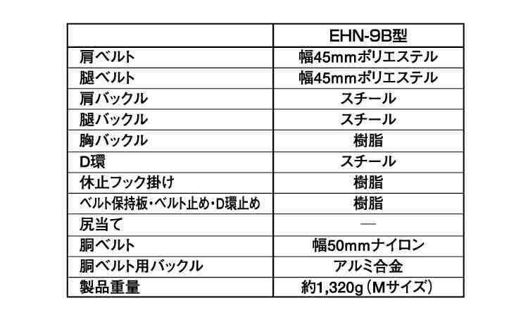 EHN-9B(胴ベルト付