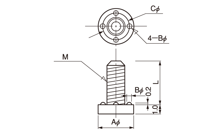 スルーホール取付ネジ(MT 3.0 2.0