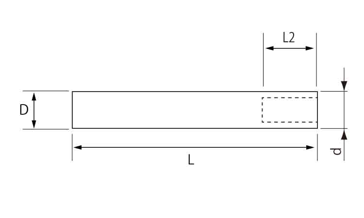 フォトスタンド金具メス(脚