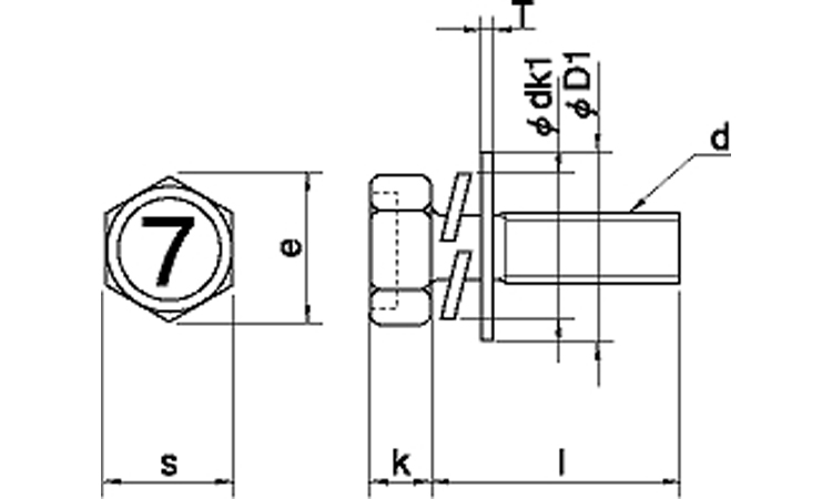 7マーク小形アプセット細目P=3 20.0 10.0