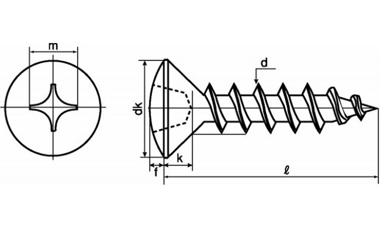 十字穴付(+)A丸皿 小頭 12.0 4.0