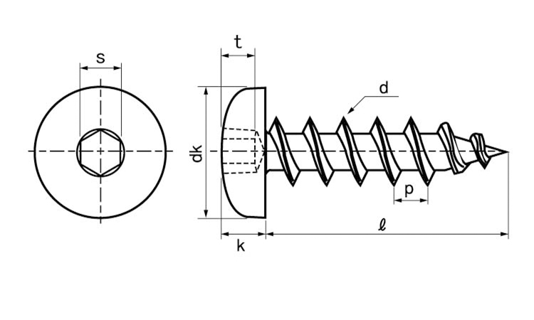 (六角穴)Aナベ 8.0 3.0