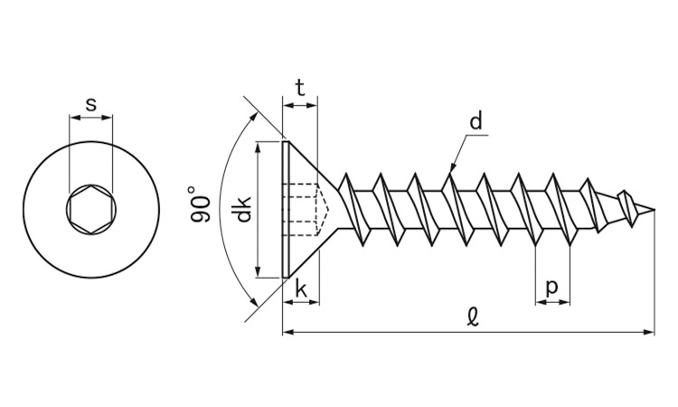 (六角穴)Aサラ 10.0 3.0
