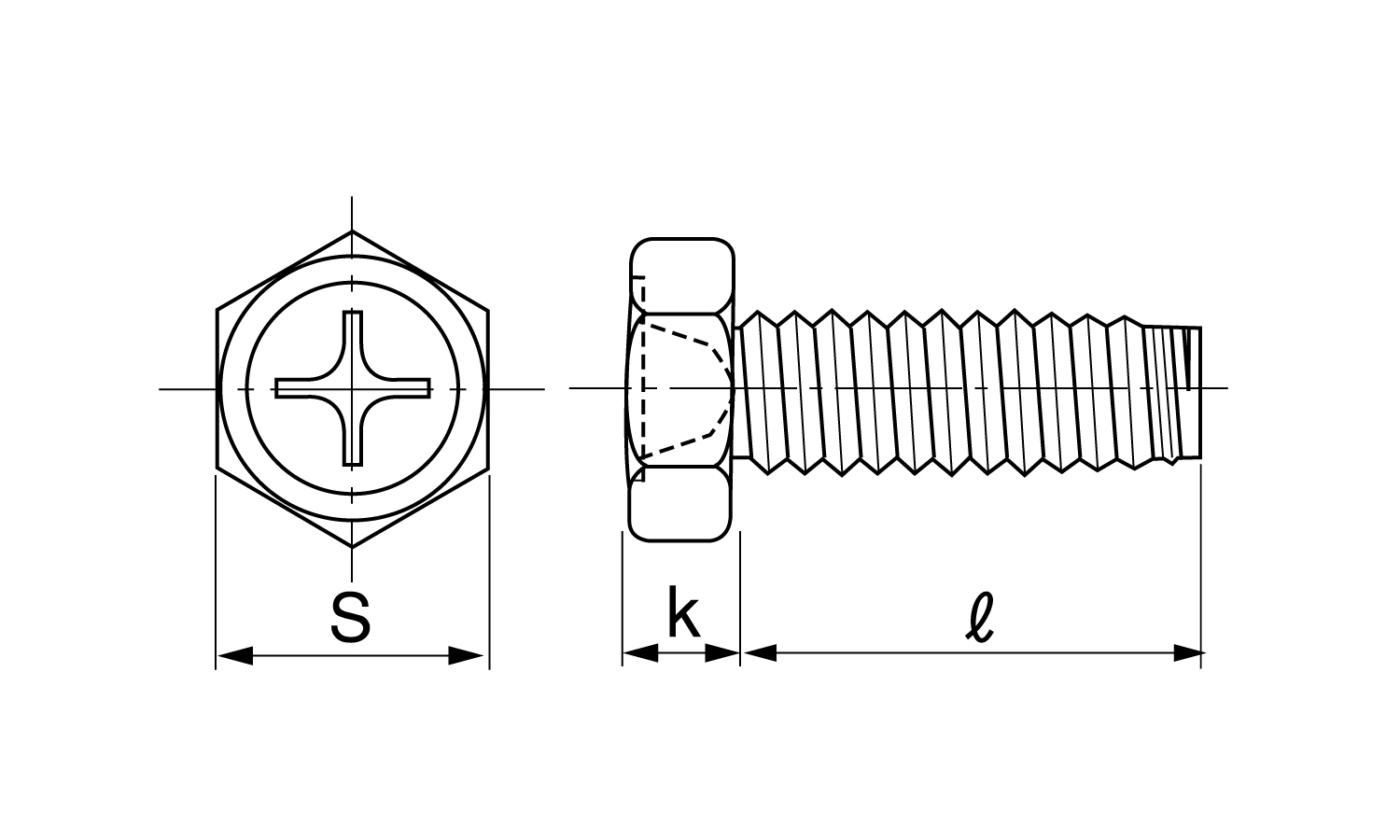 ノンタップビス+UP(腰パック 15.0 6.0
