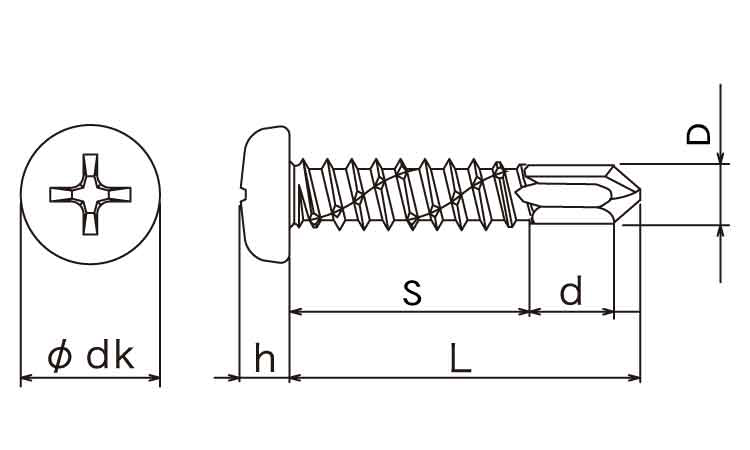 ピアスPAN 長ドリル 16.0 4.0