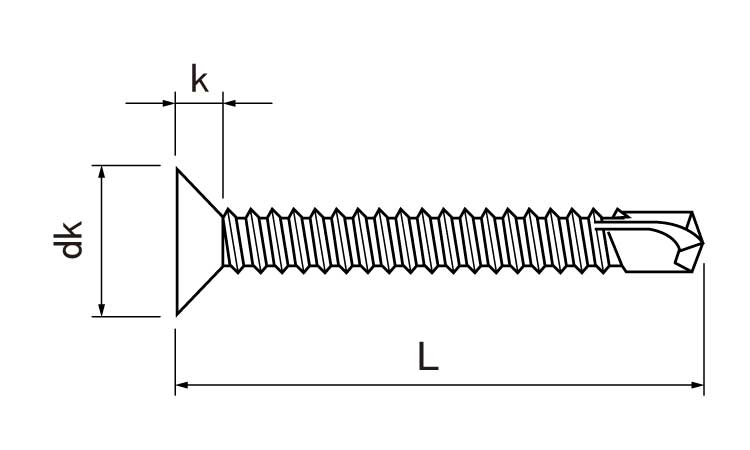 ドリルスクリューFLATパック入 13.0 4.0