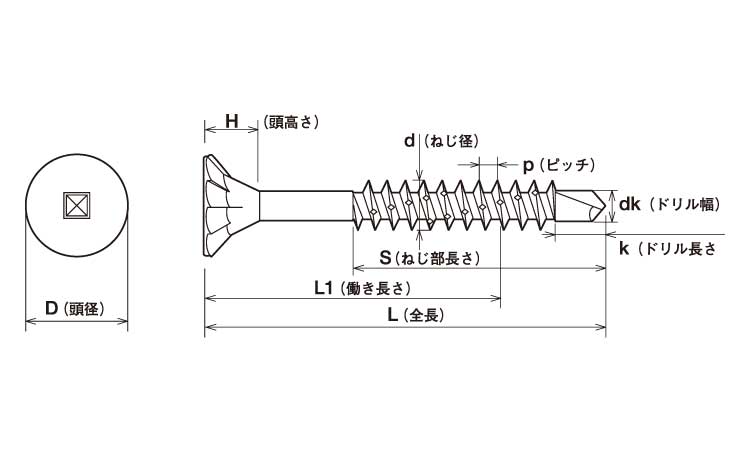 ジャックポイント(スクエアフレキ 65.0 5.0