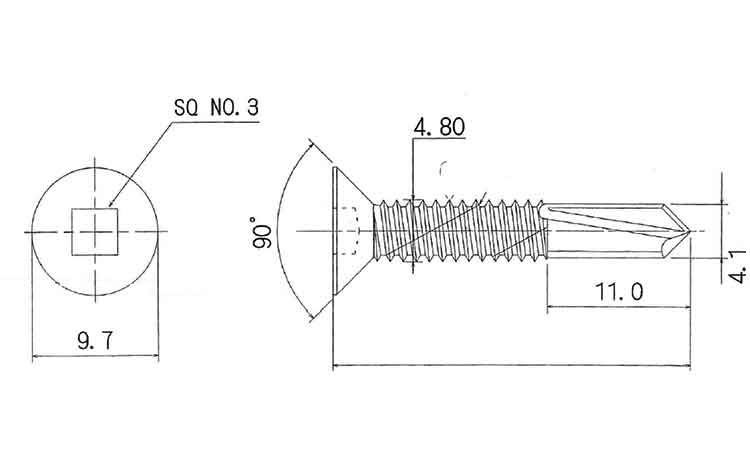 エースポイント ロング9(皿 25.0 5.0