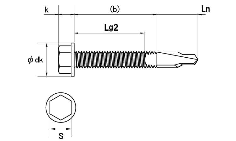 ユニポイント(HEX(二枚刃 35.0 8.0