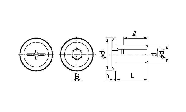 JCNーA飾りナット5H 12.0 6.0