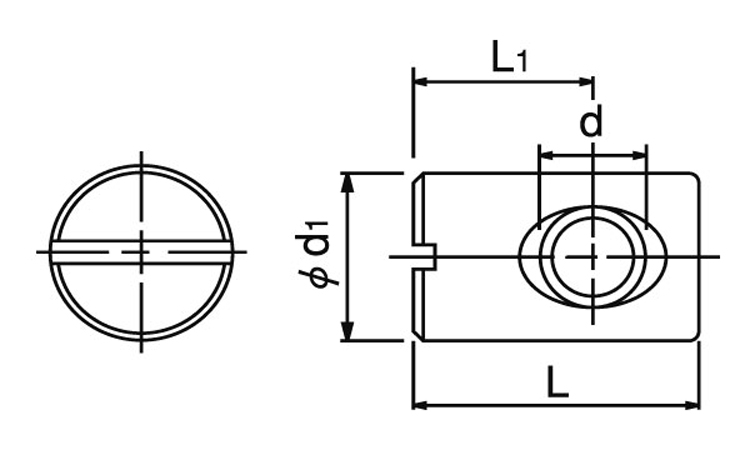 JRN(ー)丸ナット ムラコシ製 30.0 6.0