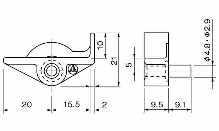 差込み棚ダボSM(R ムラコシ製 3.0