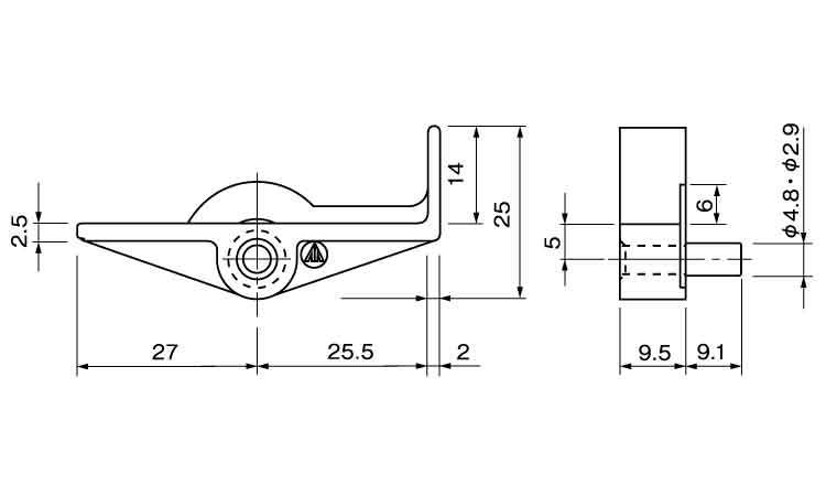 差込み棚ダボTM(R ムラコシ製 3.0