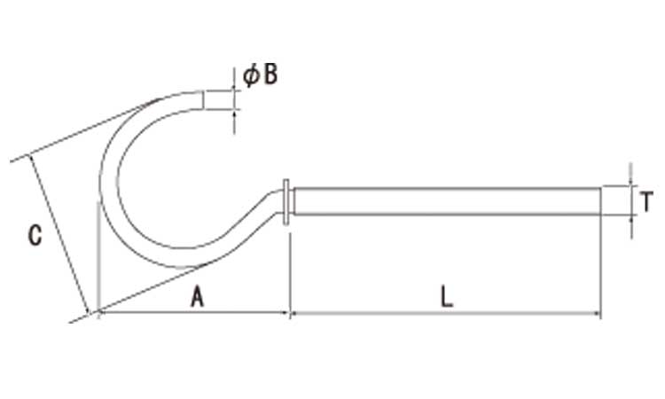 洋灯吊(足長(ナット付