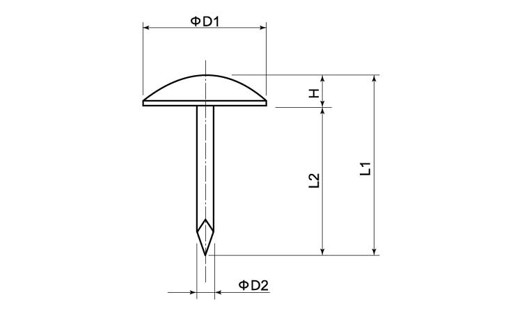 中鋲 茶 BY10 11.0
