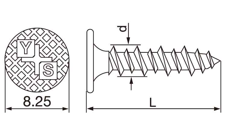 ロール連結ねじ(山喜産業製) 28.0 3.9