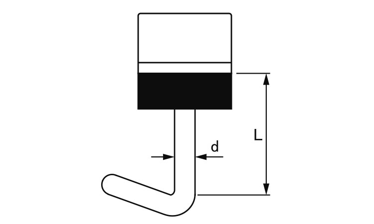ポリカーボネイトワンタッチフック