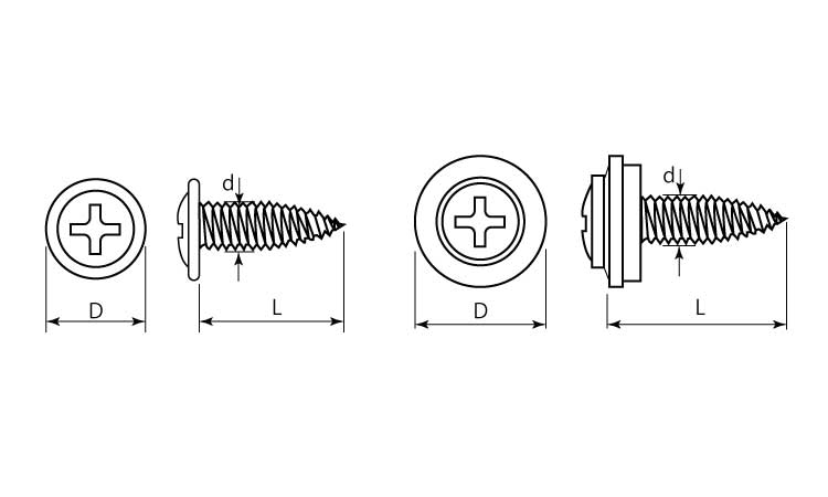 ピッタリネジ 薄板用ギングロ 12.0 4.0