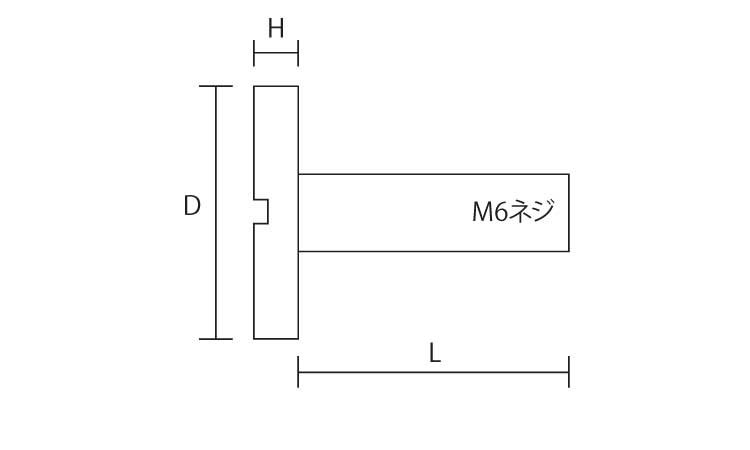 化粧ボルト 31号 D12 10.0 6.0