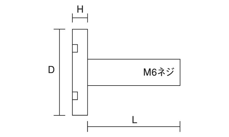 化粧ボルト 80号 D12 10.0 6.0