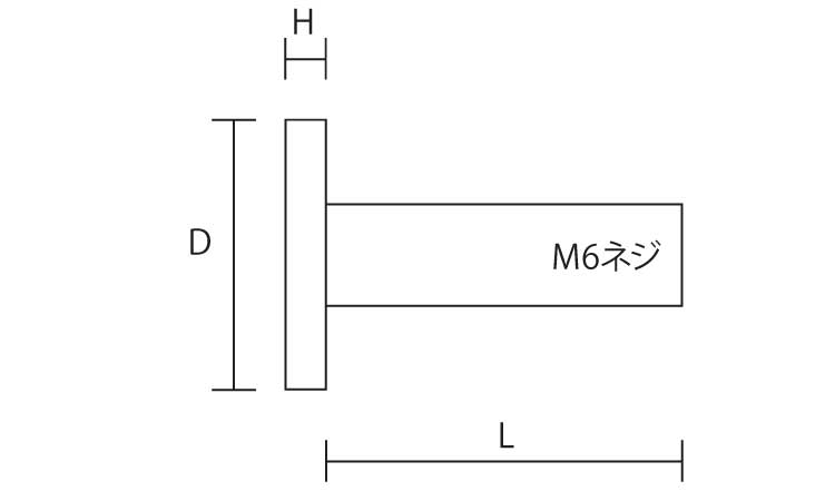 化粧ボルト 86号 D15 10.0 6.0