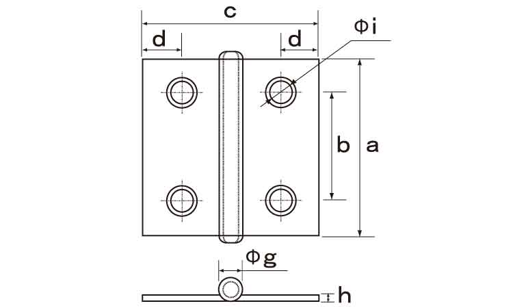 丁番(薄口(袋入り 25(2マイイリ