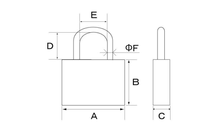 1800 南京錠 同一鍵 25.0