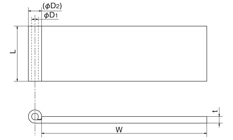 鉄 フライスヒンジA-65-*