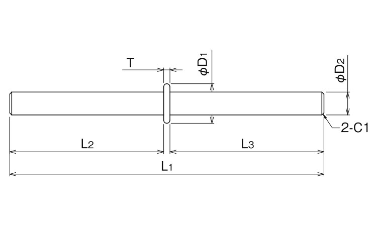 旗蝶番用ピン B-82-*