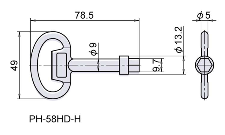 PH-58HD-H ハンドル