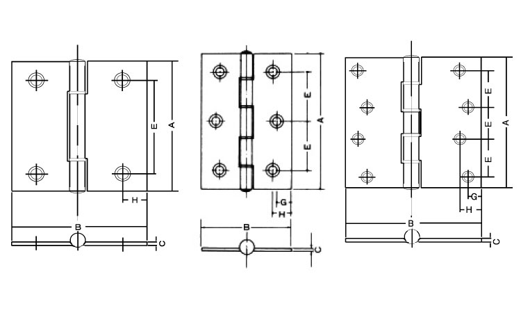 厚口蝶番リング入ST-888NR