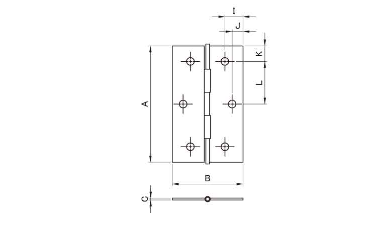 NSK 中厚丁番(_727 51.0