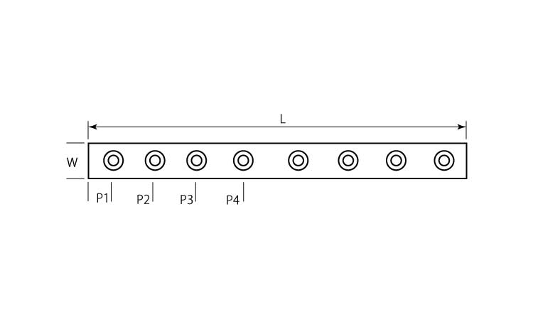 プレート金具 P 65.0