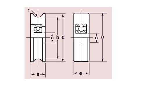 戸車(1154(ヨコヅナ